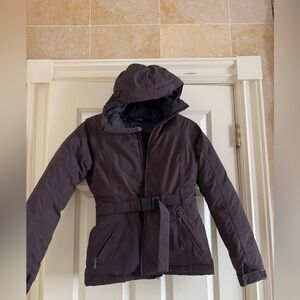 The North Face Women's Puffer Jacket - Dark Brown- Goose down